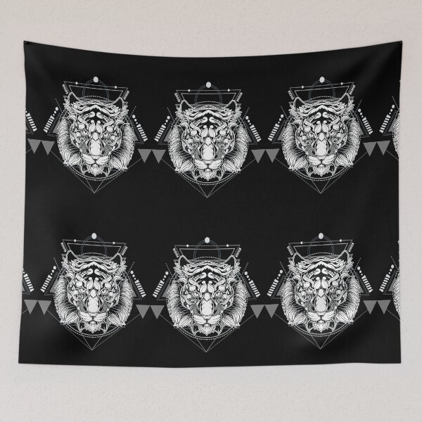 Item preview, Geometric White Lion designed and sold by VibrantGifts.