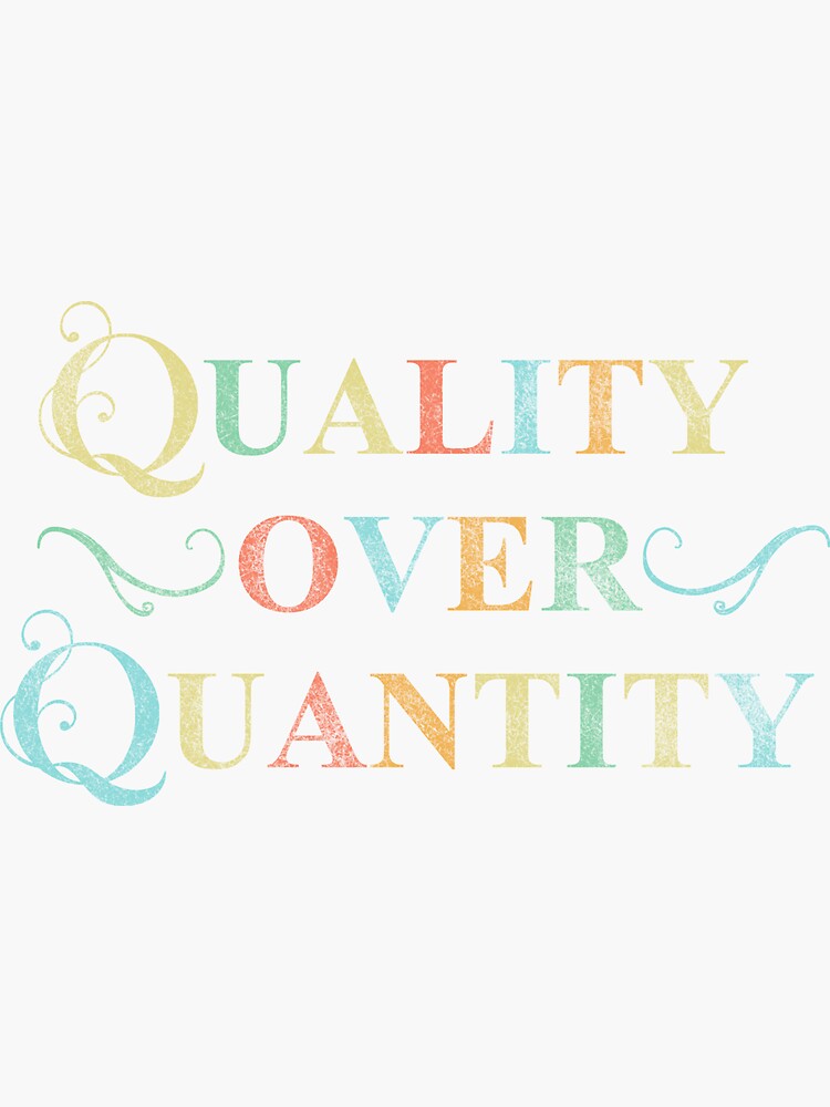 "Quality Over Quantity, Quotes, Motivational Shirt, Inspiration Shirt ...
