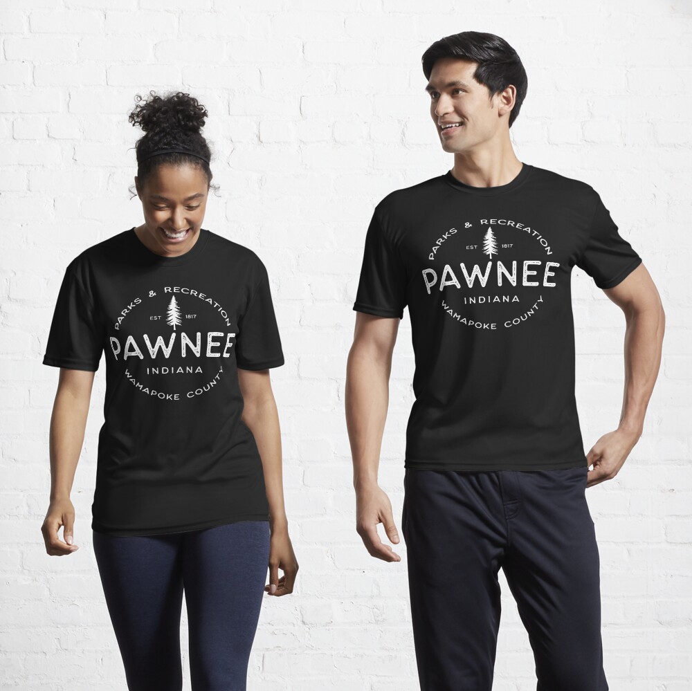 Parks & Recreation Pawnee Sign Adult Regular Fit T-shirt 