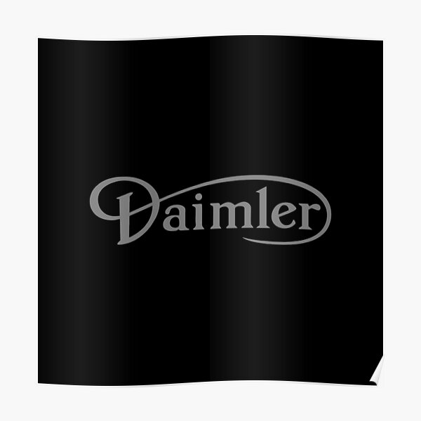 Poster Daimler Redbubble