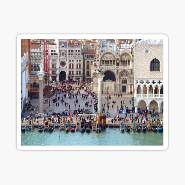 Saint Marks Square. Venice, Italy. Sticker