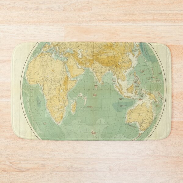 Item preview, World Map Indian Ocean, Europe, Asia, Africa designed and sold by mwagie.