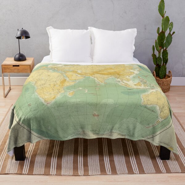 Item preview, World Map Indian Ocean, Europe, Asia, Africa designed and sold by mwagie.