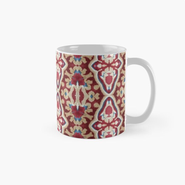 Item preview, Floral Classic repeated pattern, Brown, deep Red, blue. Persian Style 13 designed and sold by Vassia Sarri.