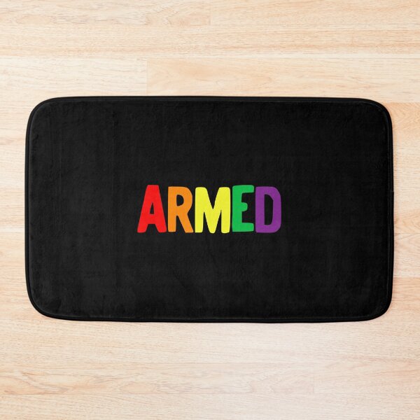 Artikelvorschau, Bewaffnete Regenbogenfarben Stolz Selbstverteidigung 2. Änderung LGBTQ-Druck entworfen und verkauft von NoveltyMerch.