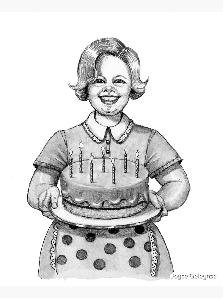 Birthday - cake - drawing