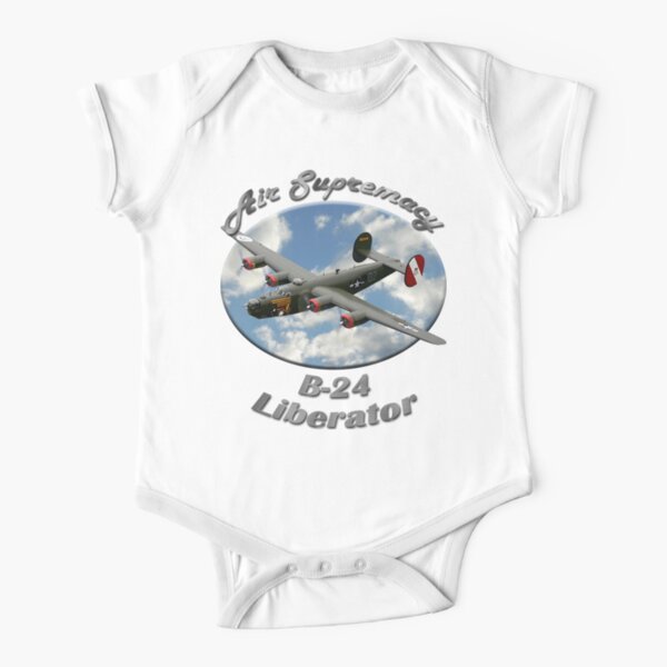 B-24 Liberator Air Supremacy Short Sleeve Baby One-Piece