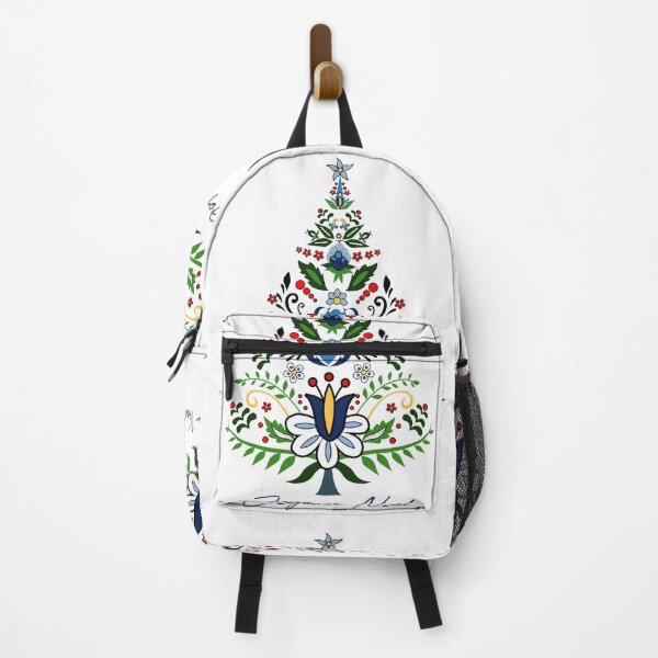 Item preview, Kashubian Christmas Tree on minty background, Merry Christmas designed and sold by EvieWoj.