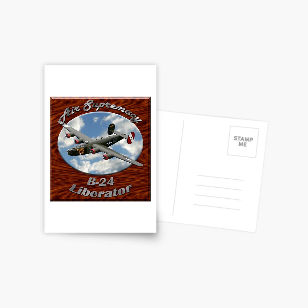 B-24 Liberator Air Supremacy Postcard