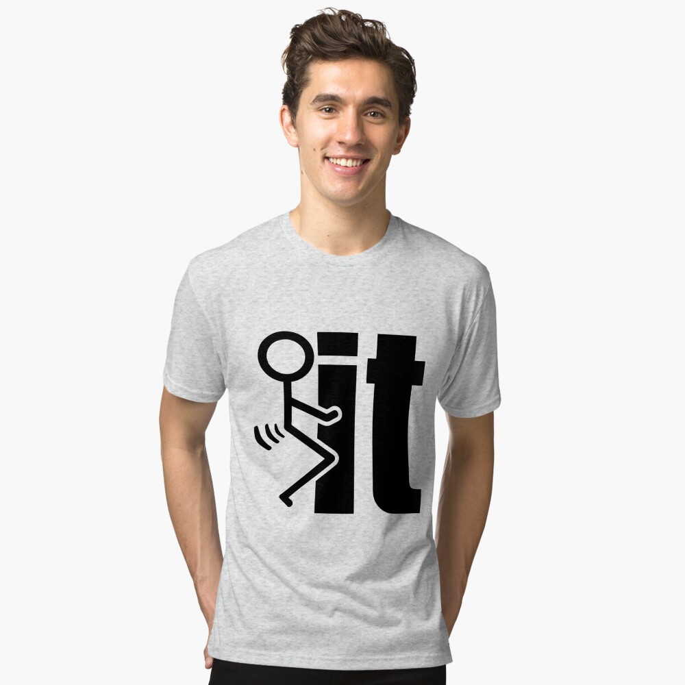 Stick Man - Derp' Men's T-Shirt