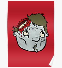 Zombie Head Poster