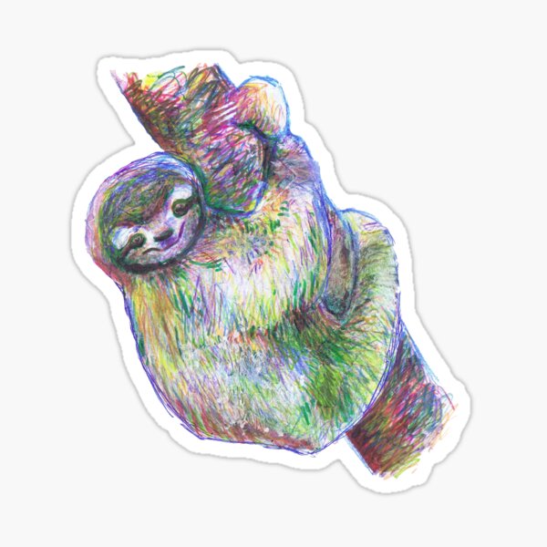 Sloth Sticker
