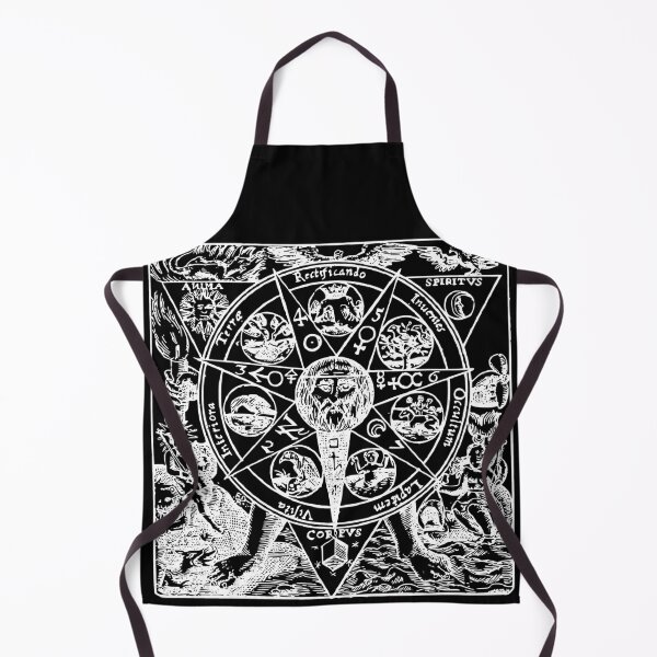 Item preview, Alchemy Mandala Occult Emblem Hermetic Astrology White designed and sold by h44k0n.