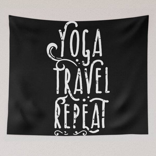 Item preview, Yoga Travel Repeat designed and sold by urbanstore69.