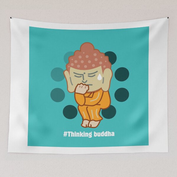 Item preview, Buddha Thinking? or Just Loading ? designed and sold by bugbuddha.