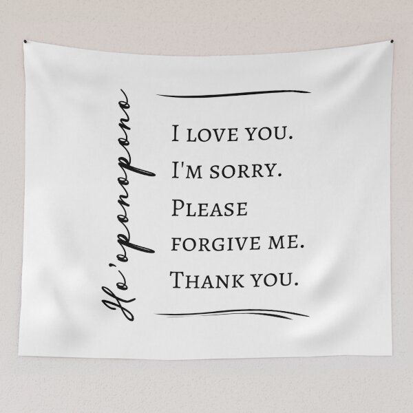 Item preview, Ho'oponopono Healing Prayer Affirmation designed and sold by 4wordsmovement.
