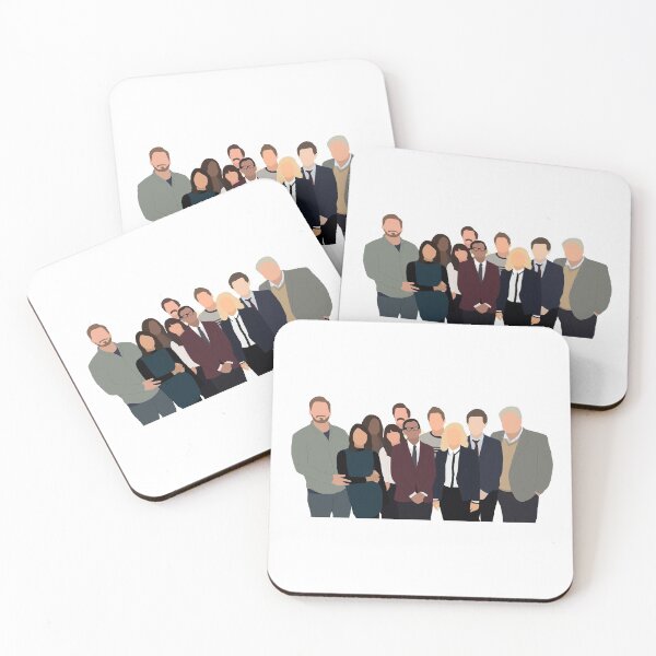Item preview, Parks and Rec cast illustration designed and sold by Emma Tams.