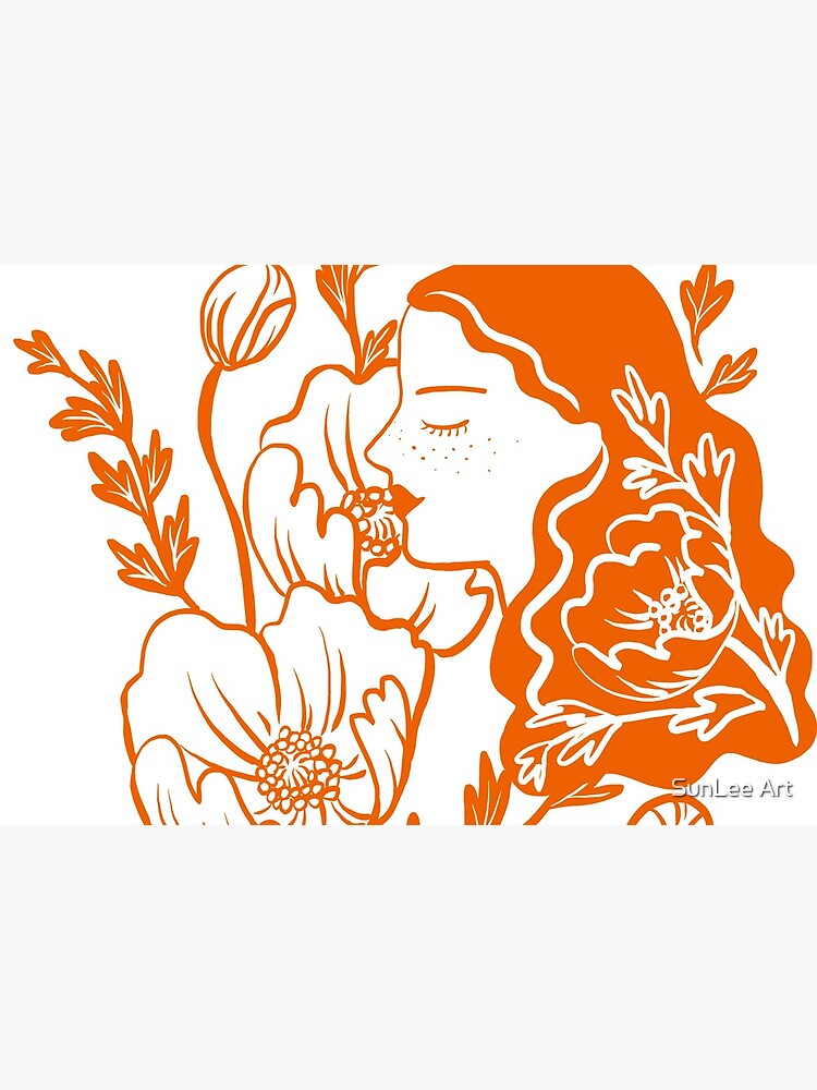 Blooming Lady-Orange by sunleeart