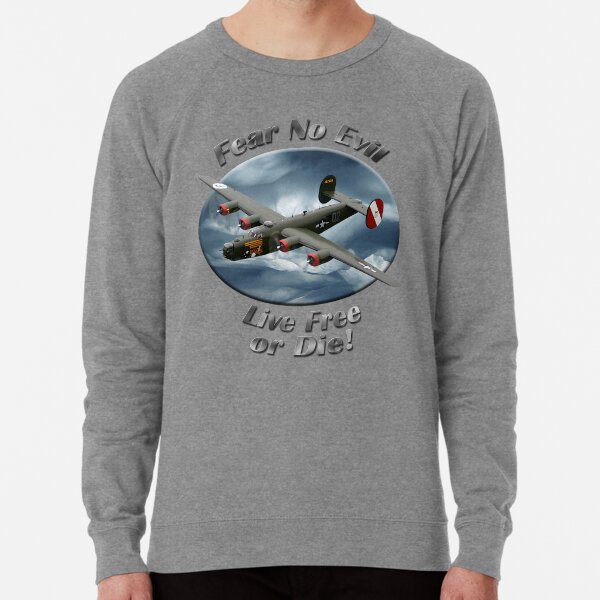 B-24 Liberator Fear No Evil Lightweight Sweatshirt