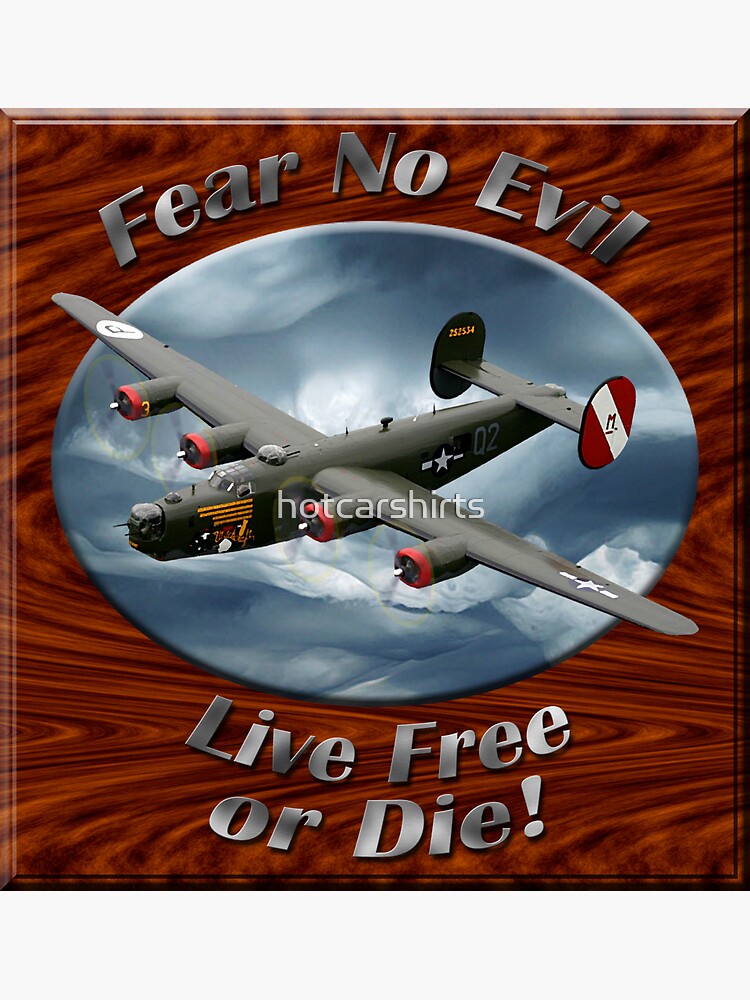 B-24 Liberator Fear No Evil by hotcarshirts