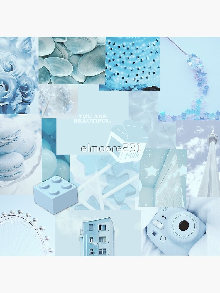 Blushy Blue, aesthetic, aesthetic blue, blue, christmas, cute, gfx