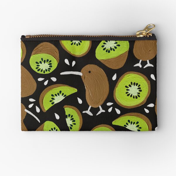 Vista previa del artículo con la obra «Kiwis & Kiwis - Paleta de carbón», diseñado y vendido por Cat Coquillette.