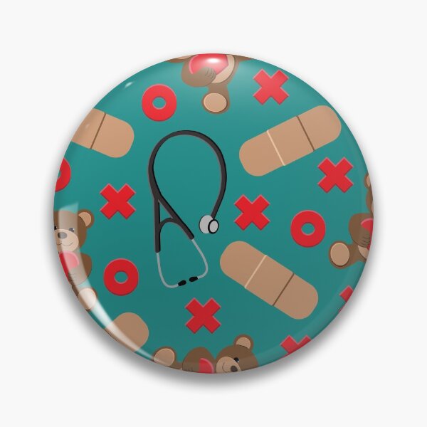 Item preview, Kid friendly medicine pattern-blue background designed and sold by --SorahMalka--.