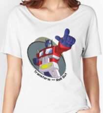 Optimus Prime - Transform and Roll Out Women's Relaxed Fit T-Shirt