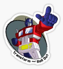 Optimus Prime - Transform and Roll Out Sticker
