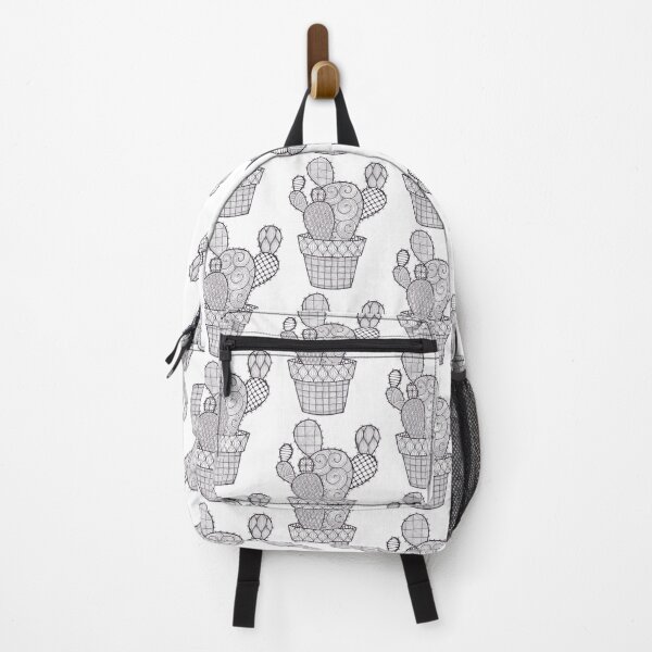 Item preview, Cactus Black and white Doodle designed and sold by Bake-my-Design.