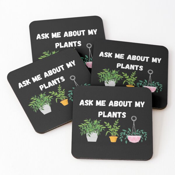 Item preview, ASK ME ABOUT MY PLANTS vintage designed and sold by OneTimeEngineer.