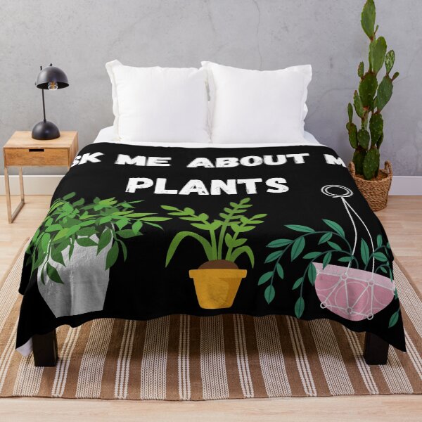 Item preview, ASK ME ABOUT MY PLANTS vintage designed and sold by OneTimeEngineer.