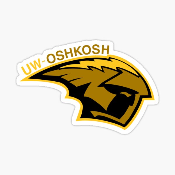"UW- Oshkosh Logo " Sticker by ehalverson101 | Redbubble