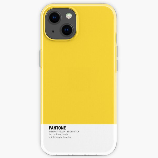 Pantone - Yello vibrant Coque souple iPhone