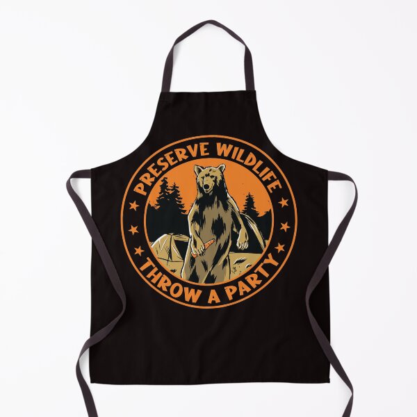 Item preview, Funny Bear Preserve Wildlife Throw A Party designed and sold by Carlostshirts.