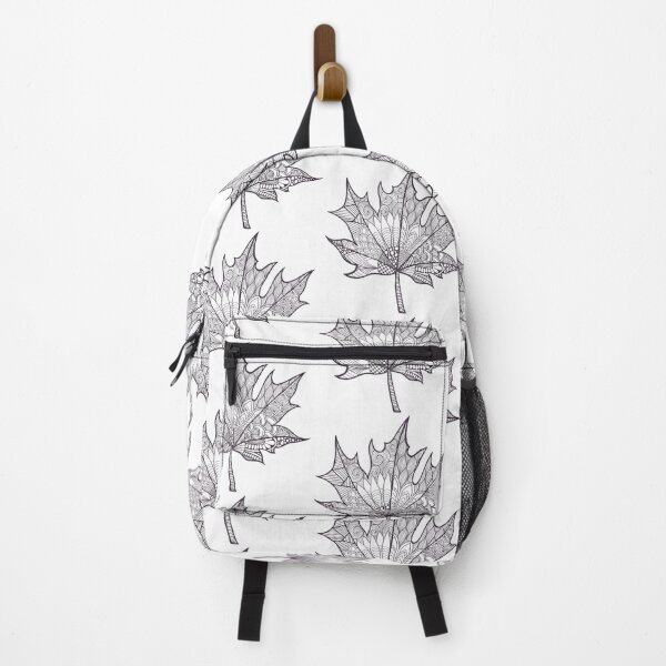 Item preview, Maple Leaf black and white doodle designed and sold by Bake-my-Design.