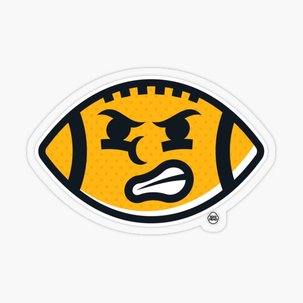 Pittsburgh Football Head Transparent Sticker