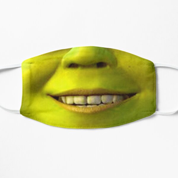 Shrek Is So Scared Funny Cool Cloth Mask Shrek Face Meme Film