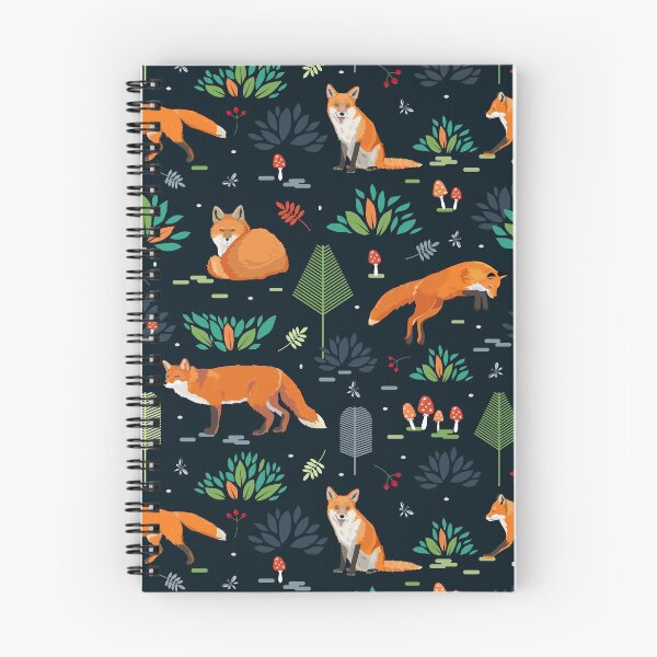 Item preview, Foxes dark pattern designed and sold by Avisnanna.