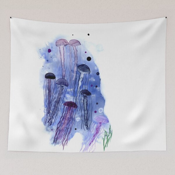 Item preview, Jellyfish on Yupo Paper designed and sold by Sandra Connelly.