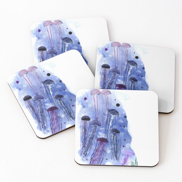 Item preview, Jellyfish on Yupo Paper designed and sold by Sandra Connelly.