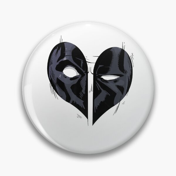 Item preview, Day Gift Men Women Deadpool's Heart Mask Valentine's designed and sold by SmotherMankate.