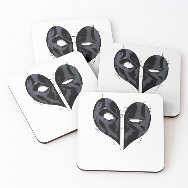 Item preview, Day Gift Men Women Deadpool's Heart Mask Valentine's designed and sold by SmotherMankate.