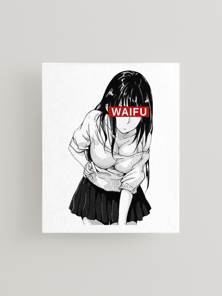 Waifu Anime Mounted Prints for Sale