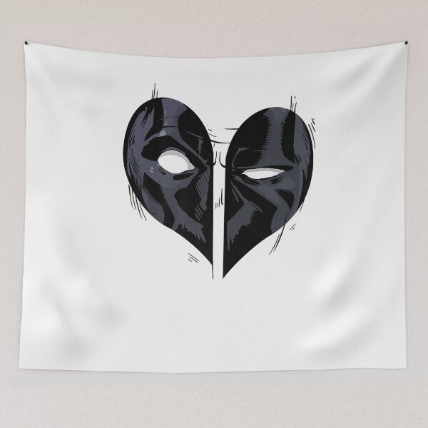 Item preview, Day Gift Men Women Deadpool's Heart Mask Valentine's designed and sold by SmotherMankate.
