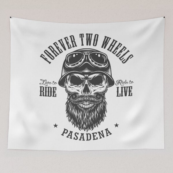 Item preview, Motorcycle Rider Forever Two Wheels designed and sold by Curio Meridian.