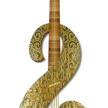 Artwork thumbnail, Golden Guitar (3) by Vk91art