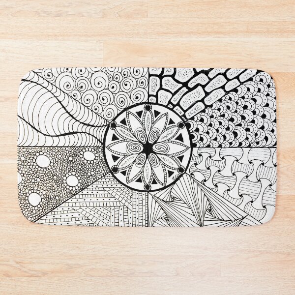 Item preview, Zentangle Mandala Original Ink designed and sold by TheDoodleNurse.