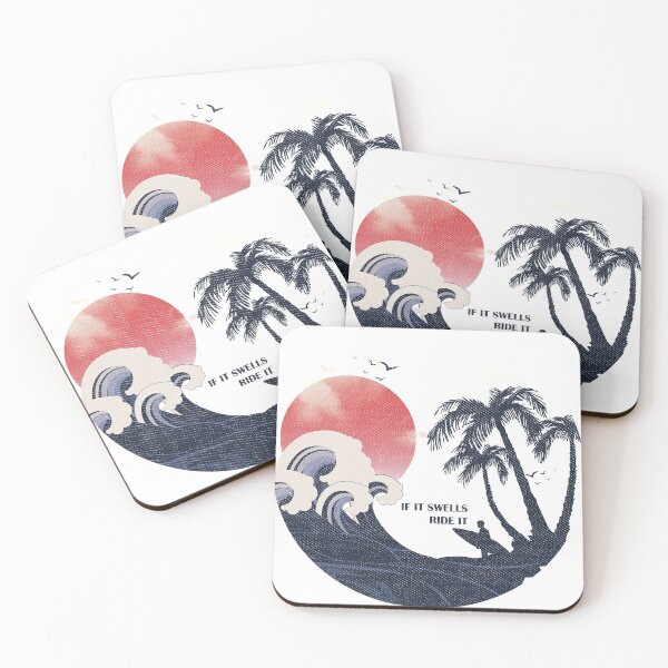 Item preview, Surfing and Beach: Tough Day Surfing designed and sold by KAPAA.