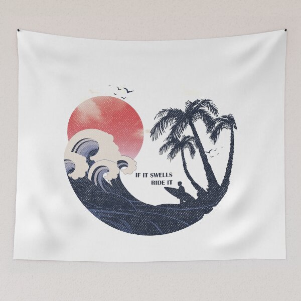 Item preview, Surfing and Beach: Tough Day Surfing designed and sold by KAPAA.